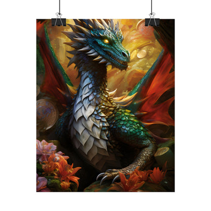 Epic Fantasy Dragon: Ancient Guardian of Wonder - Poster