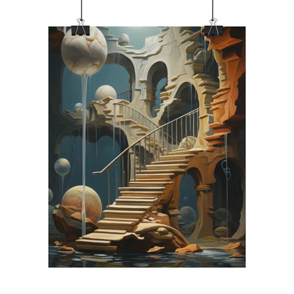 Person in Urban Oasis: Outdoors Artwork - Poster