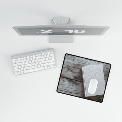 Minimalist Notebook with Embossed Dot Pattern: Unique Stationery Art - Desk Mat