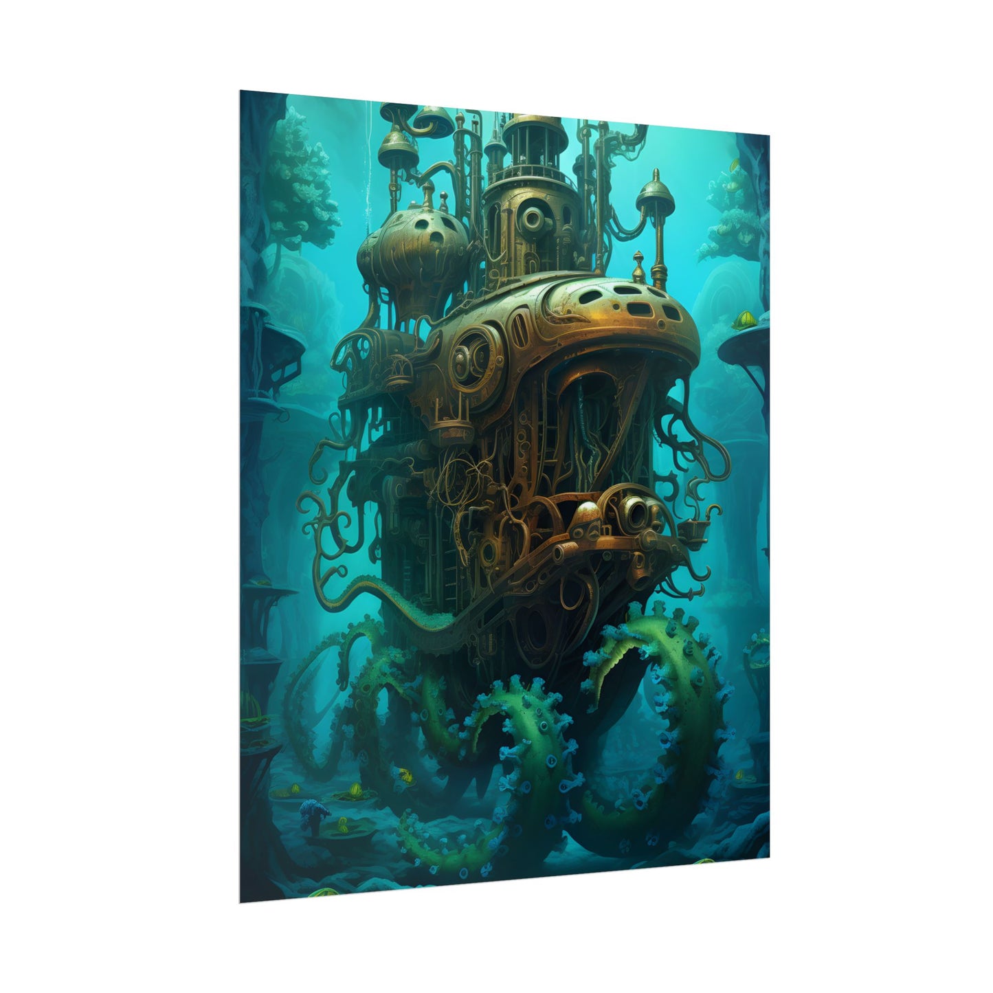 Steampunk Underwater Adventure: Dive into Discovery - Poster