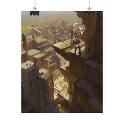 Peaceful Moments: Birds Soar High in Tranquility - Poster