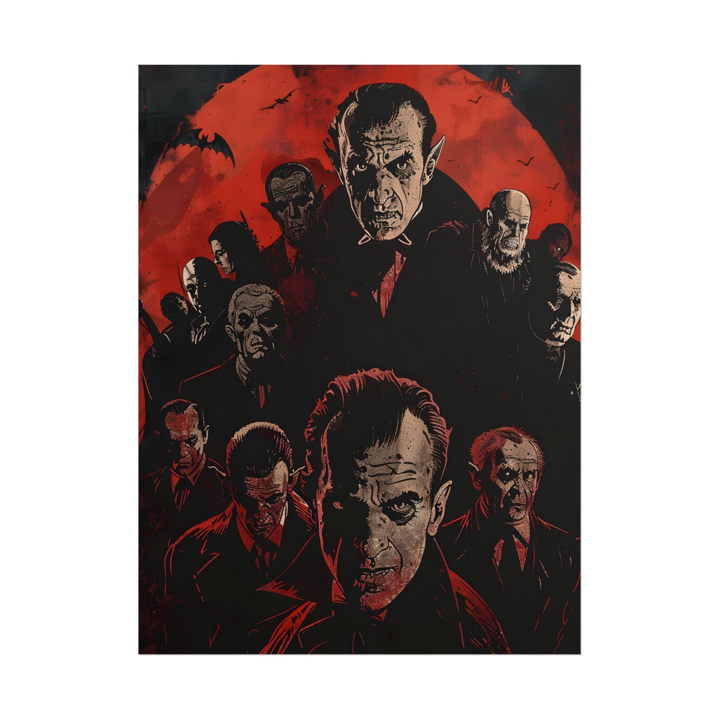 Mischievous Vampires: A Charismatic Leader's Nightly Revelry - Poster