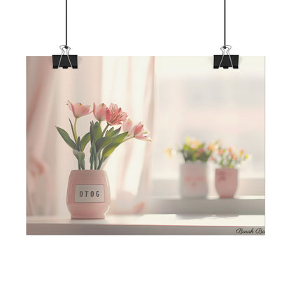 Serene Outdoor Landscape: Soft-Spoken Reminder - Poster