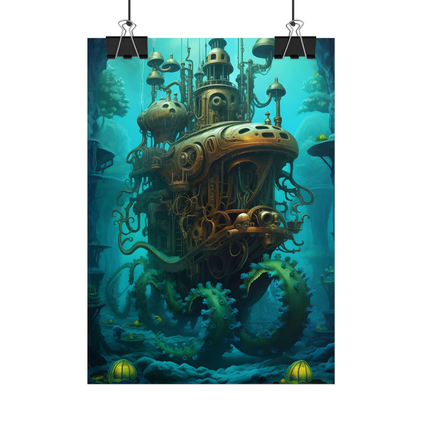 Steampunk Underwater Adventure: Dive into Discovery - Poster