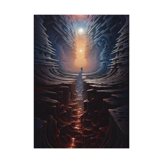 Space Explorer Journey: Intrepid Voyager Through the Galaxy - Poster