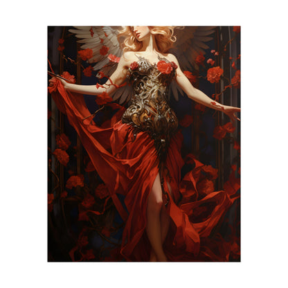 Enigmatic Guardian: A Figure of Mysterious Presence - Poster