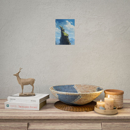 Beautiful Outdoor Moment: A Serene Person in Nature - Poster