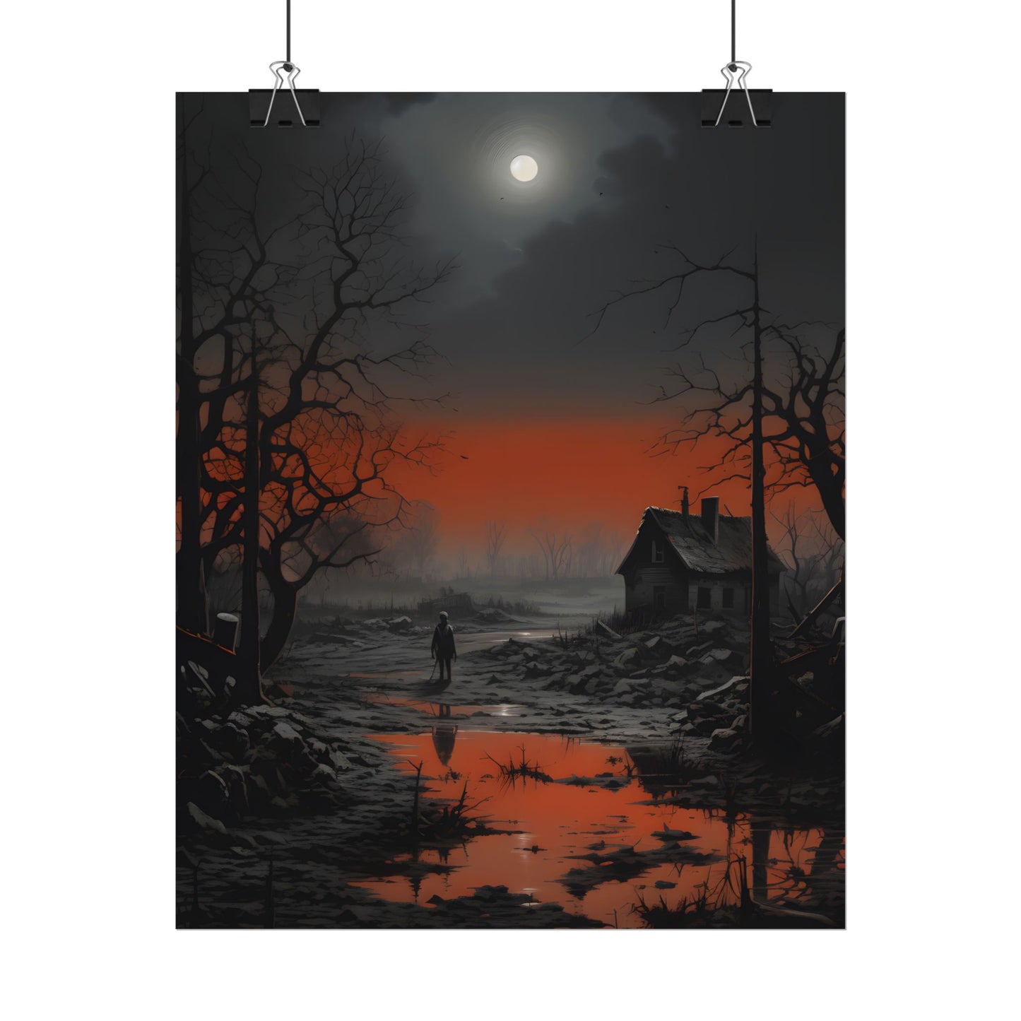 Daytime City Portrait: Outdoors Artwork - Poster
