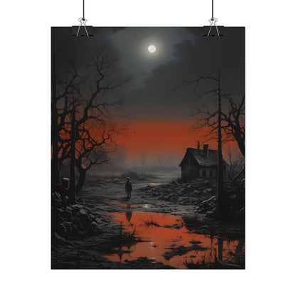 Daytime City Portrait: Outdoors Artwork - Poster