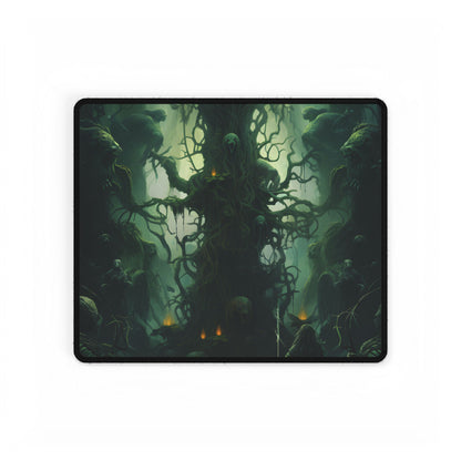 Mystical Forest Guardians: Ancient Tree Spirits Unite - Desk Mat