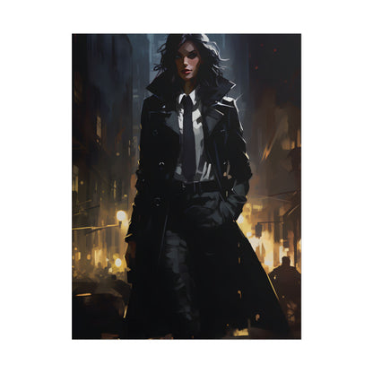 Urban Fantasy Detective: Mystery in City Streets - Poster