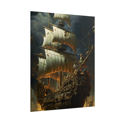 Swashbuckling Time-Traveling Pirate Crew: Artwork - Poster