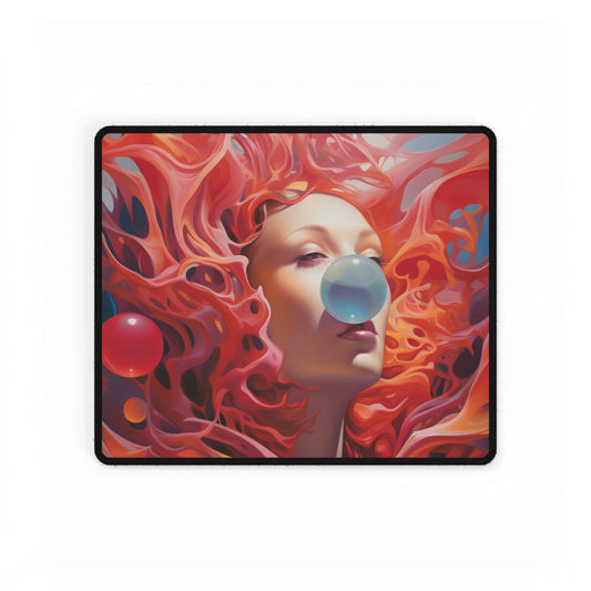 Celestial Landscape: Peaceful Skies and Waterfront Serenity - Desk Mat