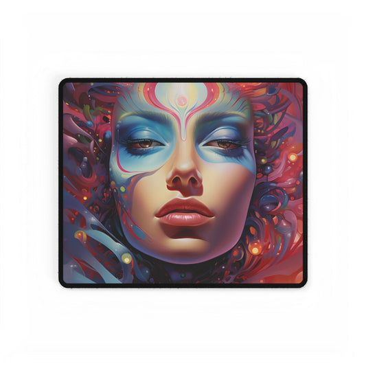 Vibrant Celestial Art Gallery: Wide Angle Shot - Desk Mat