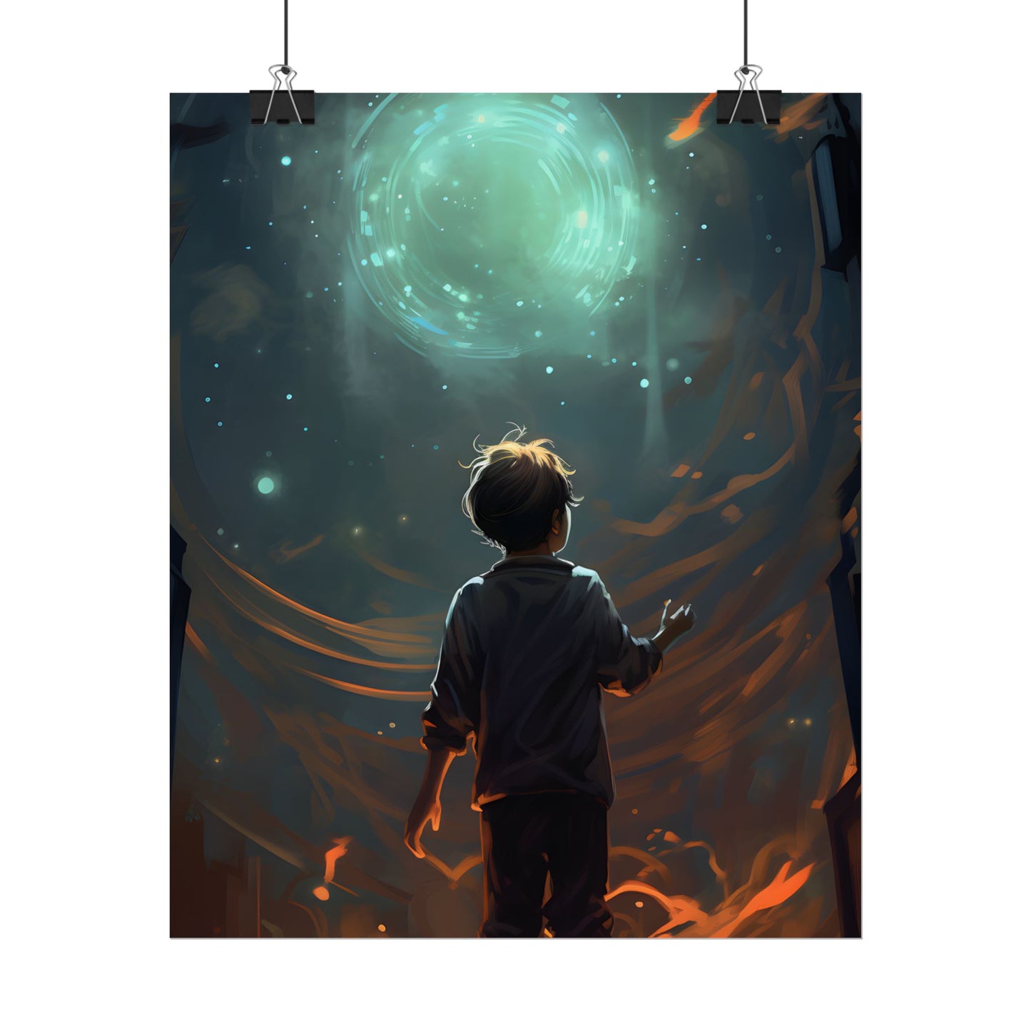 Mobile Life: A Moment in Time - Digital Art - Poster