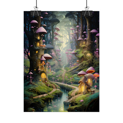 Enchanted Forest Adventure: Vibrant Artwork of Six Brothers - Poster
