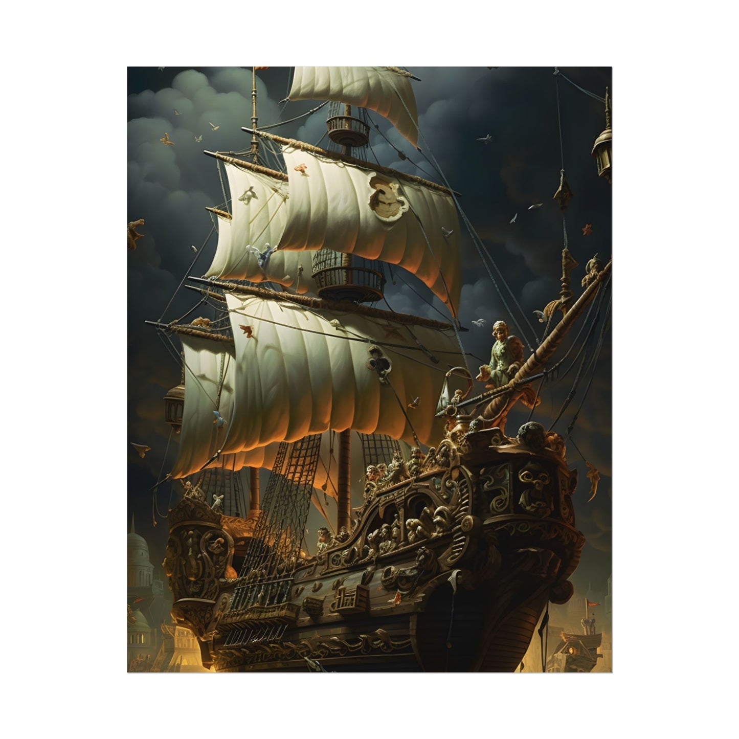 Swashbuckling Time-Traveling Pirate Crew: Artwork - Poster