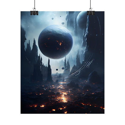 Stellar Encounter: Black Hole Cosmic Mystery - Poster