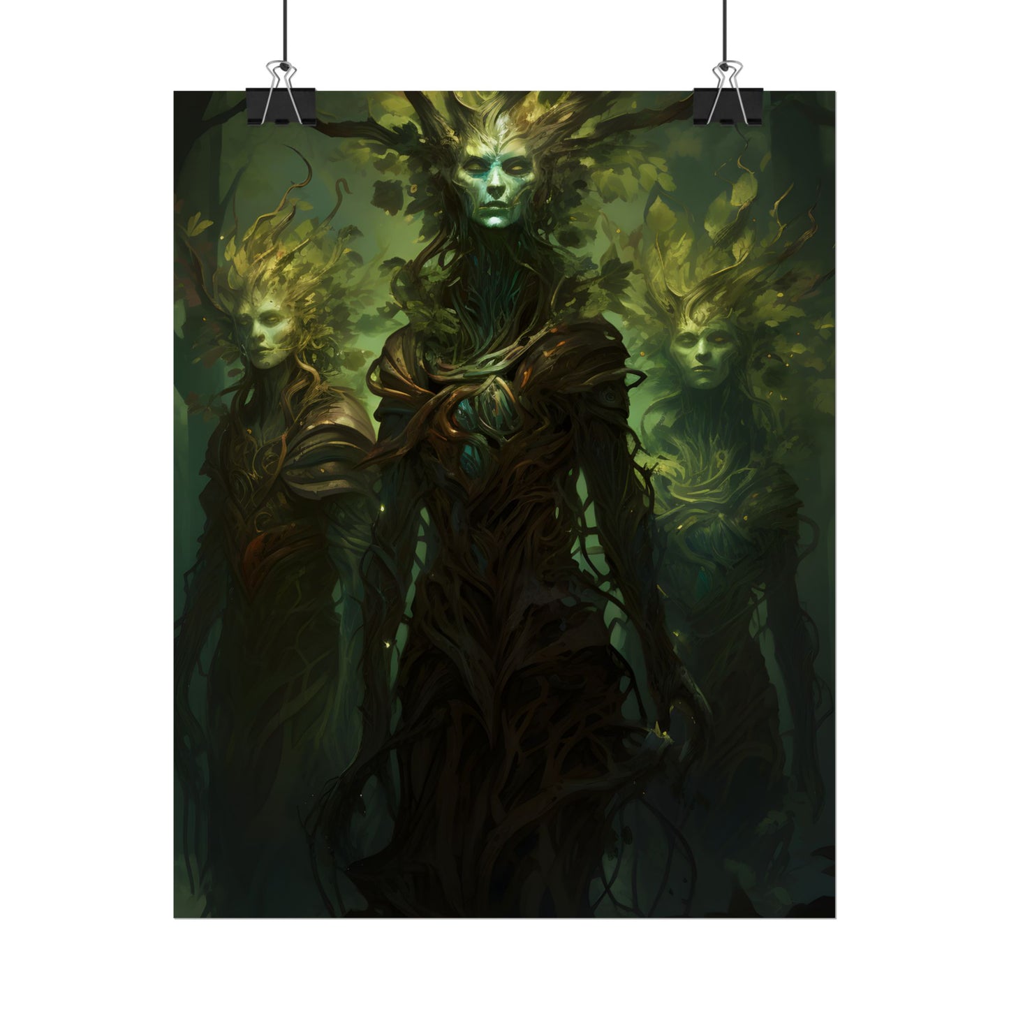 Mystical Forest Guardians: Ancient Tree Spirits Awaken - Poster