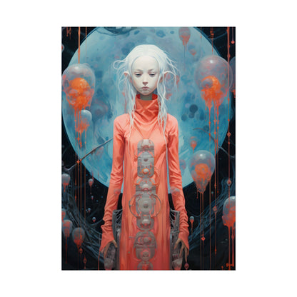 Celestial Dreams: Vibrant Stars and Planets Art - Poster