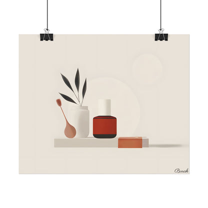 Minimalist Electronic Device: Bold Modern Art Illustration - Poster