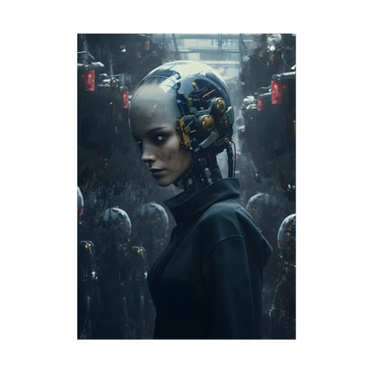 A group of charismatic thieves pull off a daring robotic art heist - Action - Poster