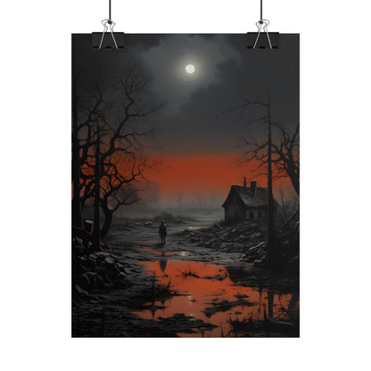 Daytime City Portrait: Outdoors Artwork - Poster