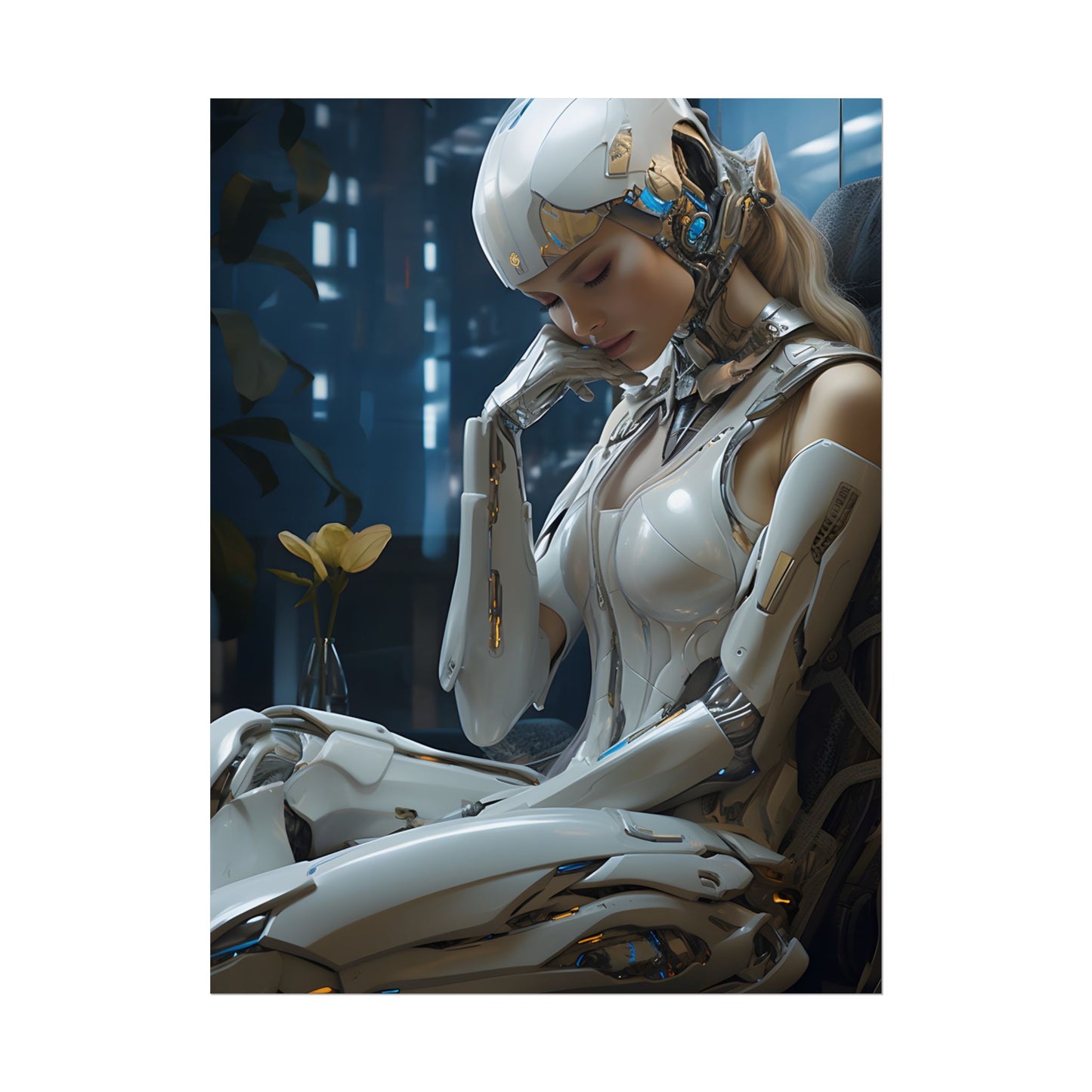 Modern Art Heist: Robot Team in Museum - Poster