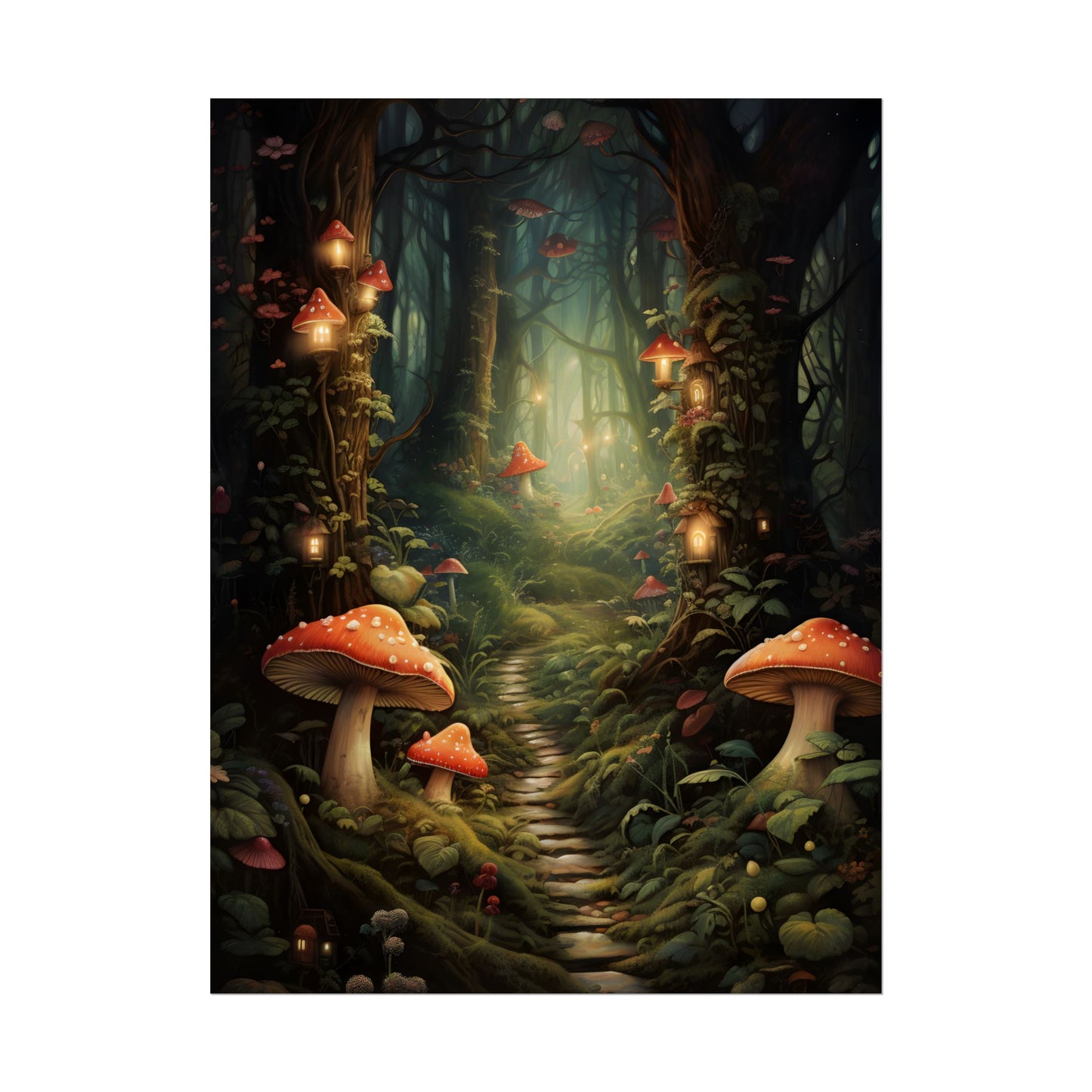 Enchanted Forest: A Whimsical Fairy Tale World of Six Brothers - Poster