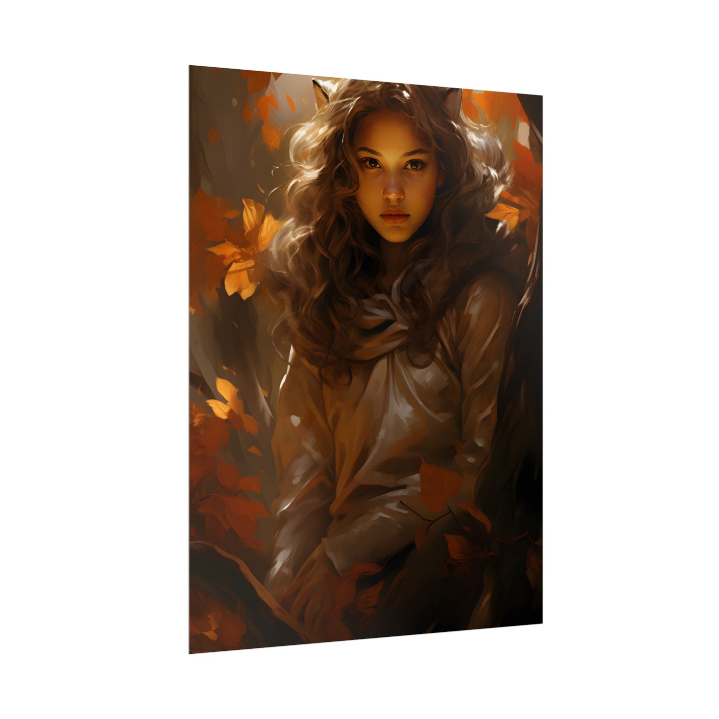 Vibrant Forest Sunshine: Nature Art Photography - Poster