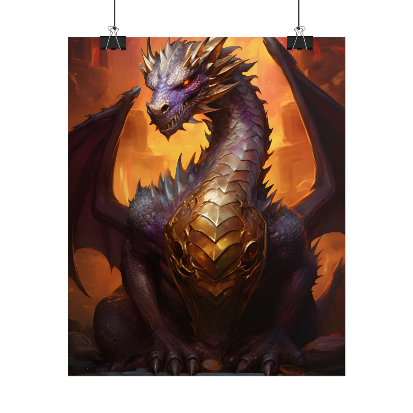 Fantasy Dragon's Treasure: Majestic Guardian - Poster