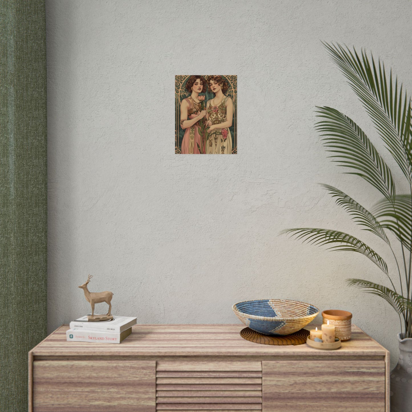 Women in Harmony: Primrose Bloom Artwork - Poster