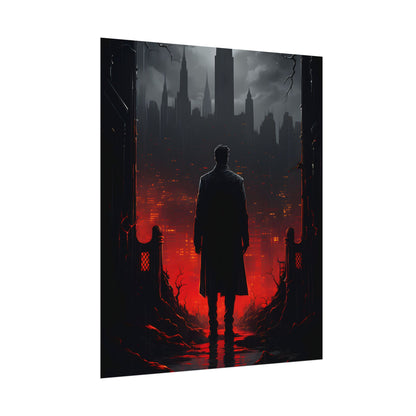 Urban Fantasy Detective: City Streets Mystery Artwork - Poster
