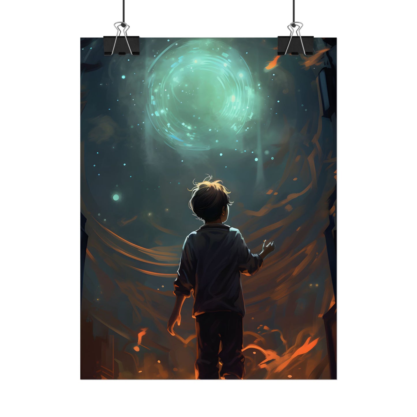 Mobile Life: A Moment in Time - Digital Art - Poster