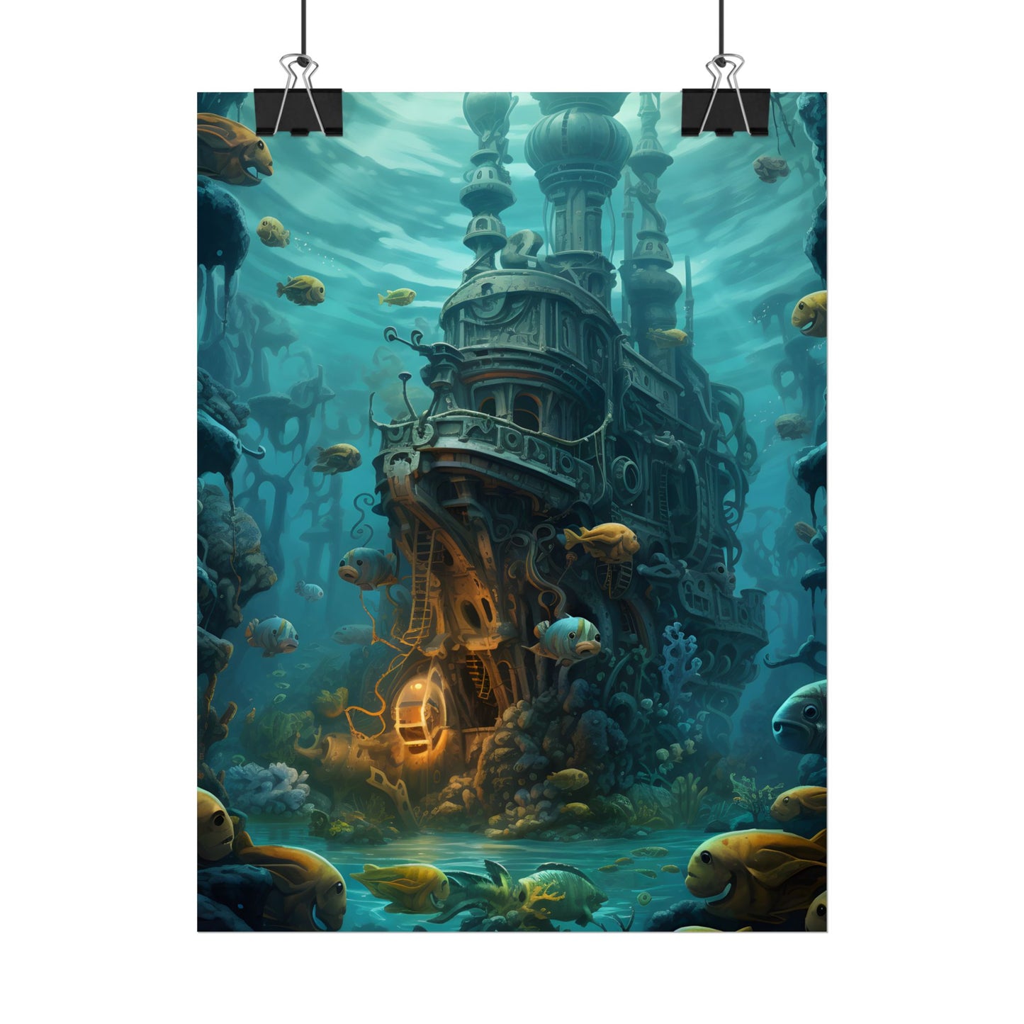 Steampunk Underwater Adventure: Captain Nemos Quest - Poster