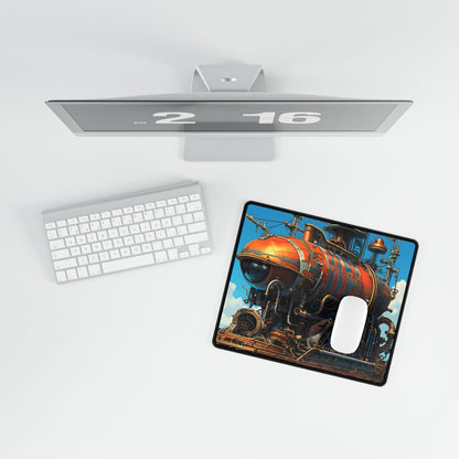 Steampunk Oceanic Adventure: Embarking on a Journey - Desk Mat