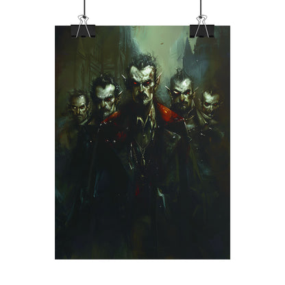 Gothic Vampires: Dark Fantasy Artwork - Poster