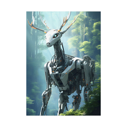 Haven for Wild Animals: A Safe Space Managed by Artificial Intelligence - Artwork - Poster