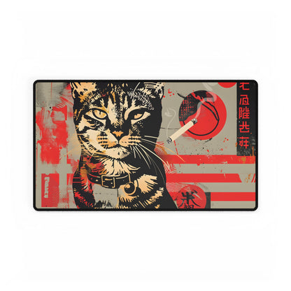 Realistic Cat Artwork - Desk Mat