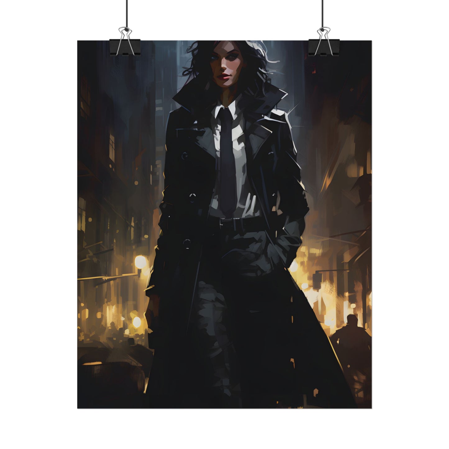 Urban Fantasy Detective: Mystery in City Streets - Poster