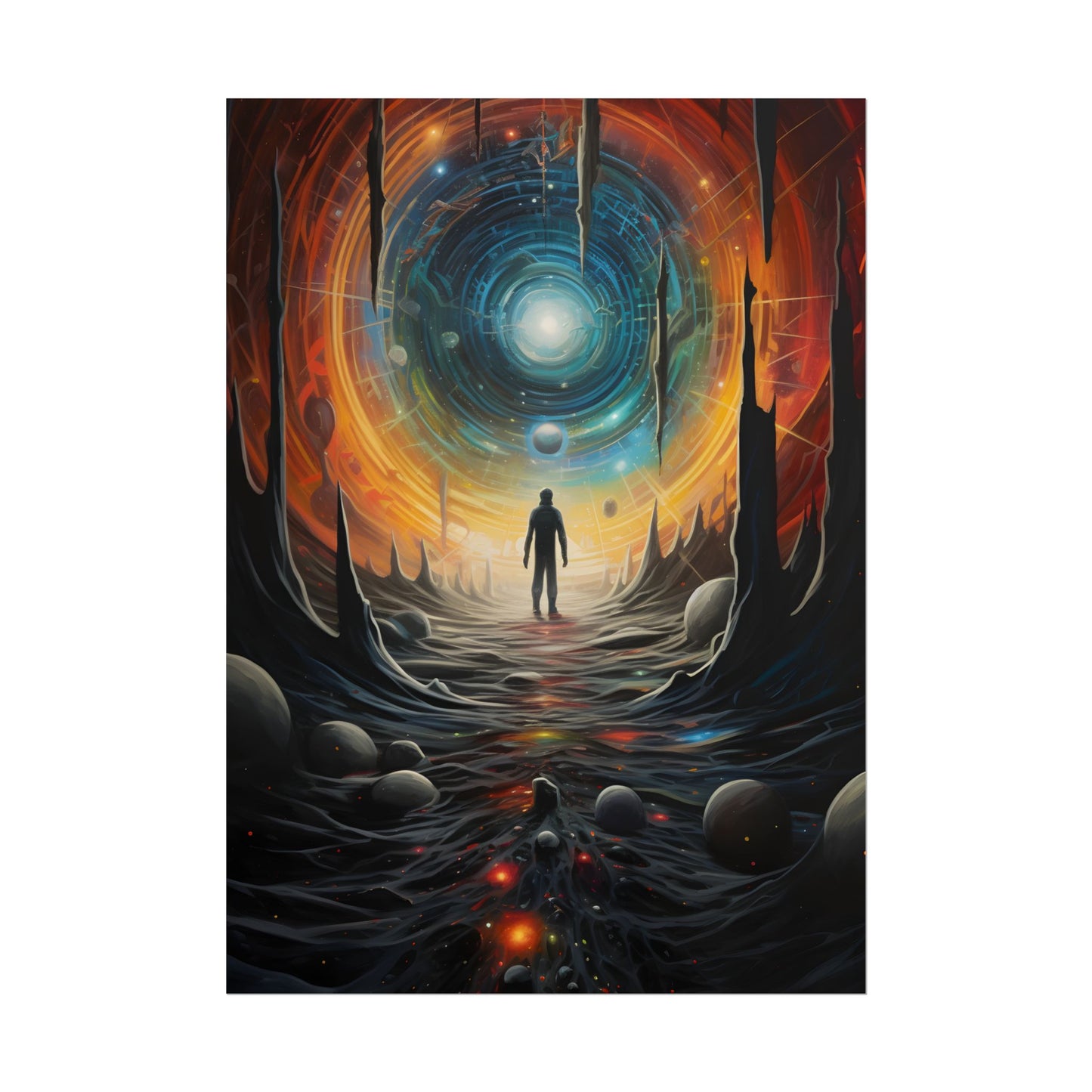 Space Time Explorer: Intrepid Journey Through the Stars - Poster