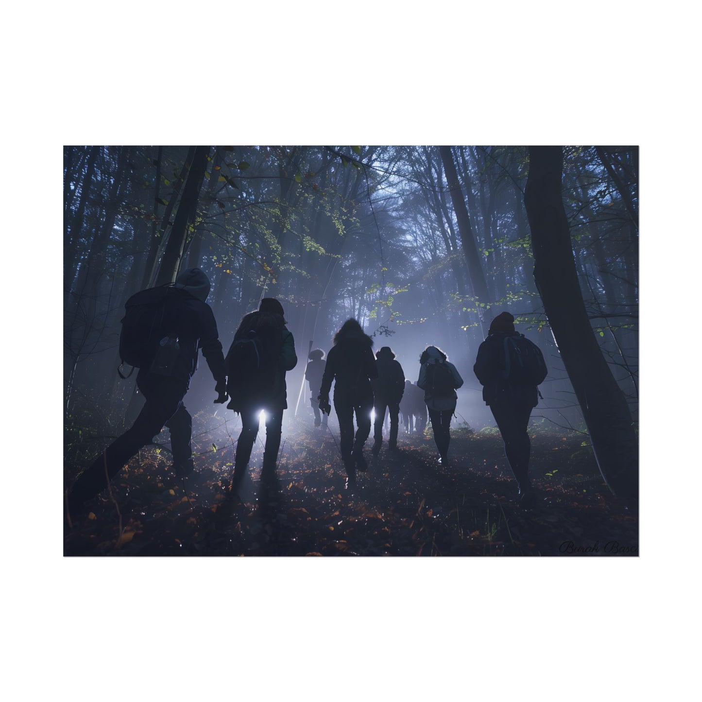 Mysterious Forest Adventure: Exploring with Courage - Poster