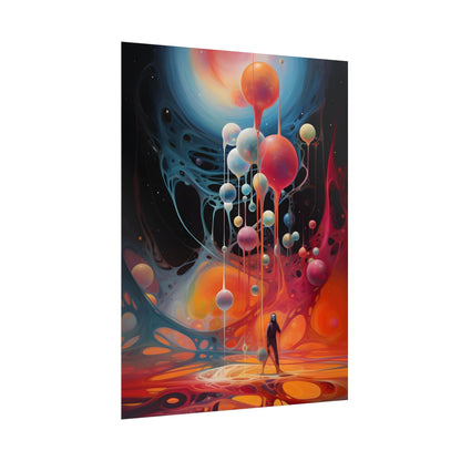 Cosmic Art Gallery: Enchanting Celestial Realm - Poster