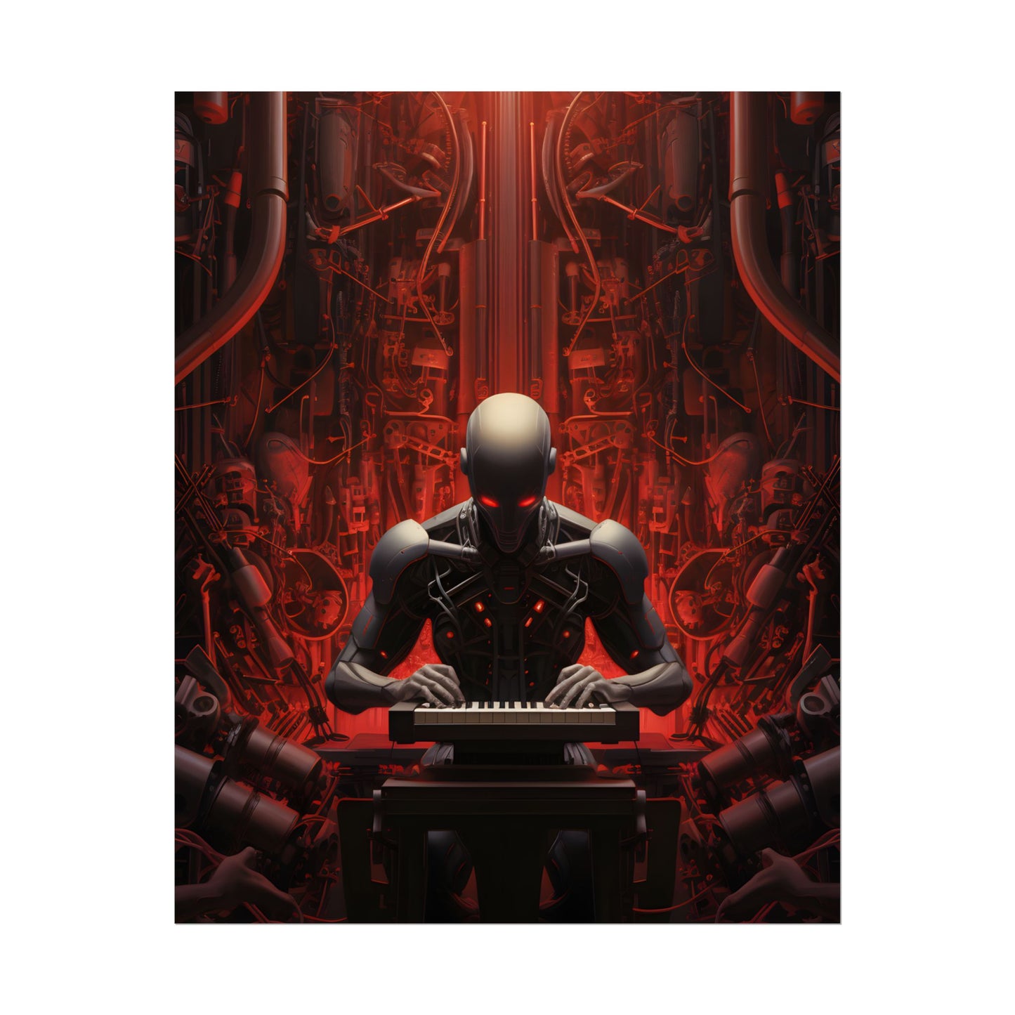 Robot Symphony: A Musical Orchestra of Sentient Robots - Poster