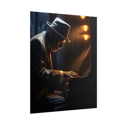 Intricate Piano Moment: Reflections of a Musician - Poster