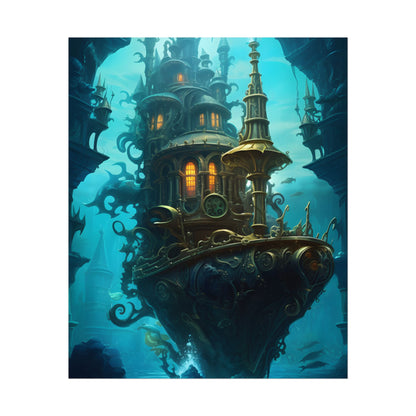 Steampunk Dive: Explore Captain Nemos Nautilu - Poster