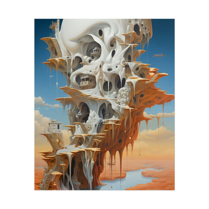 Surreal Dream World: Psychedelic Dreamscape Art - Poster