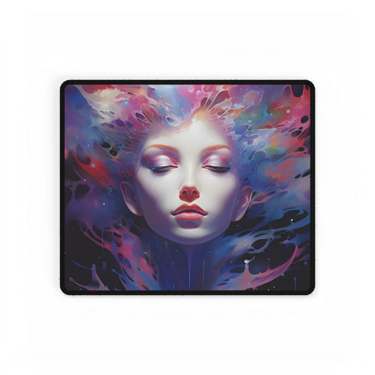 Otherworldly Celestial Dreams: Impressionistic Art Gallery - Desk Mat