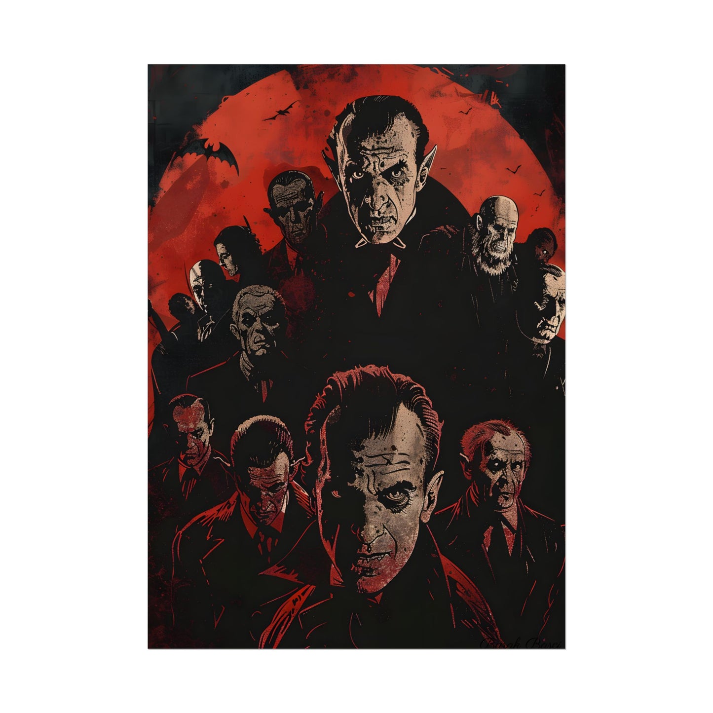 Mischievous Vampires: A Charismatic Leader's Nightly Revelry - Poster