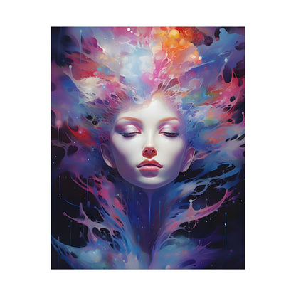 Otherworldly Celestial Dreams: Impressionistic Art Gallery - Poster